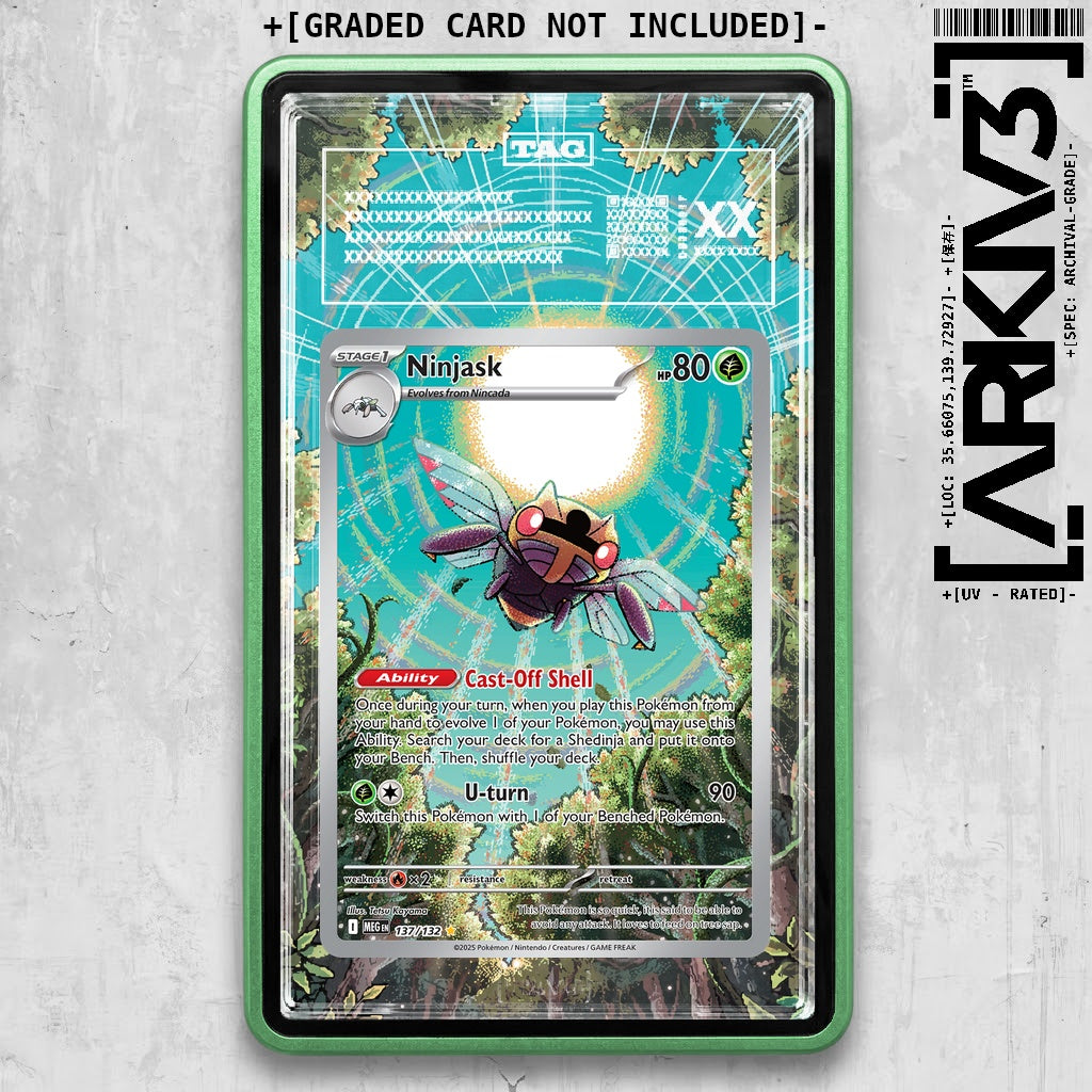 ARKIV3 TAG graded front - Green