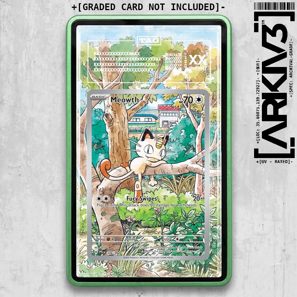 ARKIV3 TAG graded front - Green