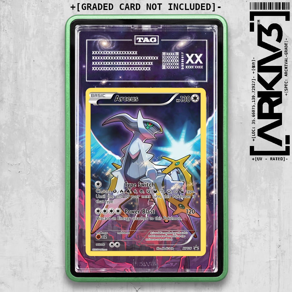 ARKIV3 TAG graded front - Green