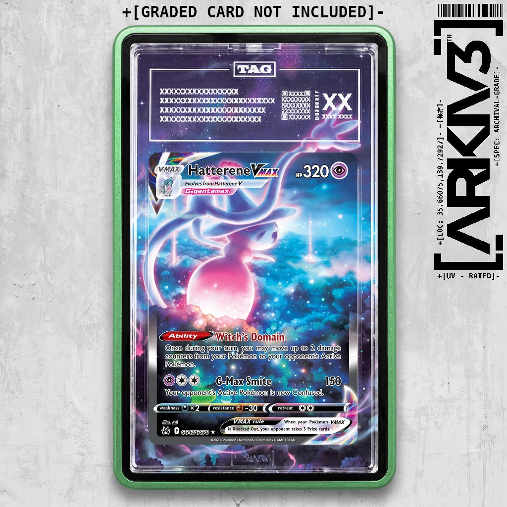 ARKIV3 TAG graded front - Green