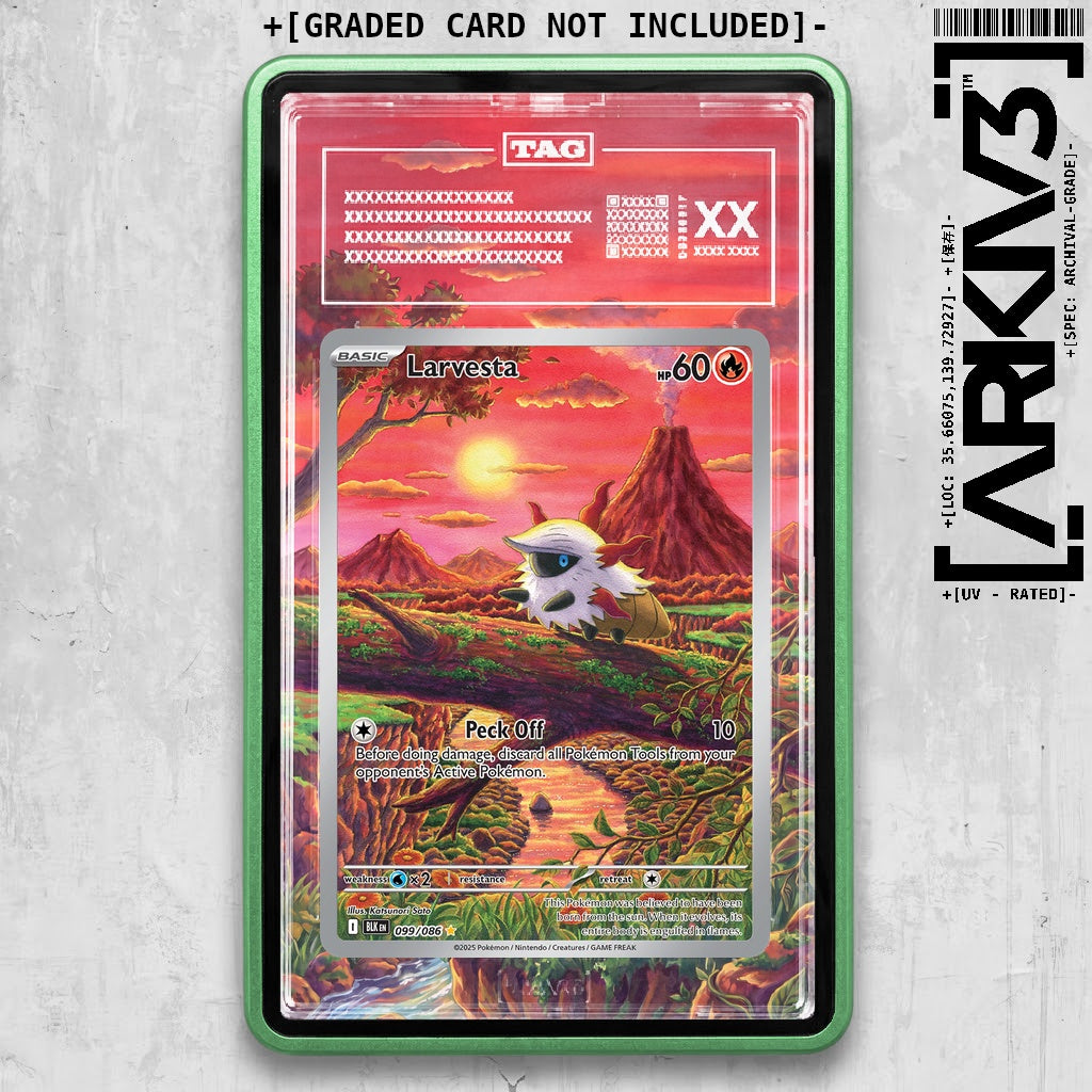 ARKIV3 TAG graded front - Green