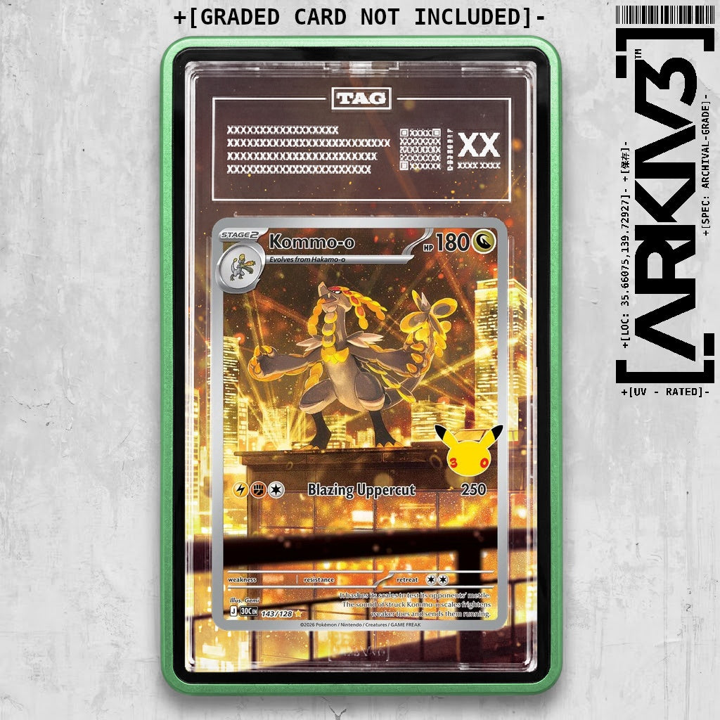 ARKIV3 TAG graded front - Green