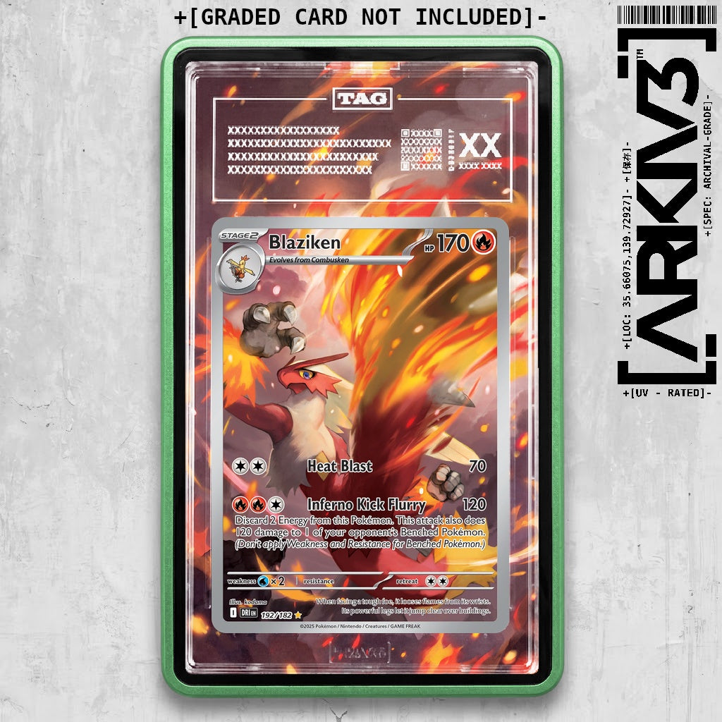 ARKIV3 TAG graded front - Green