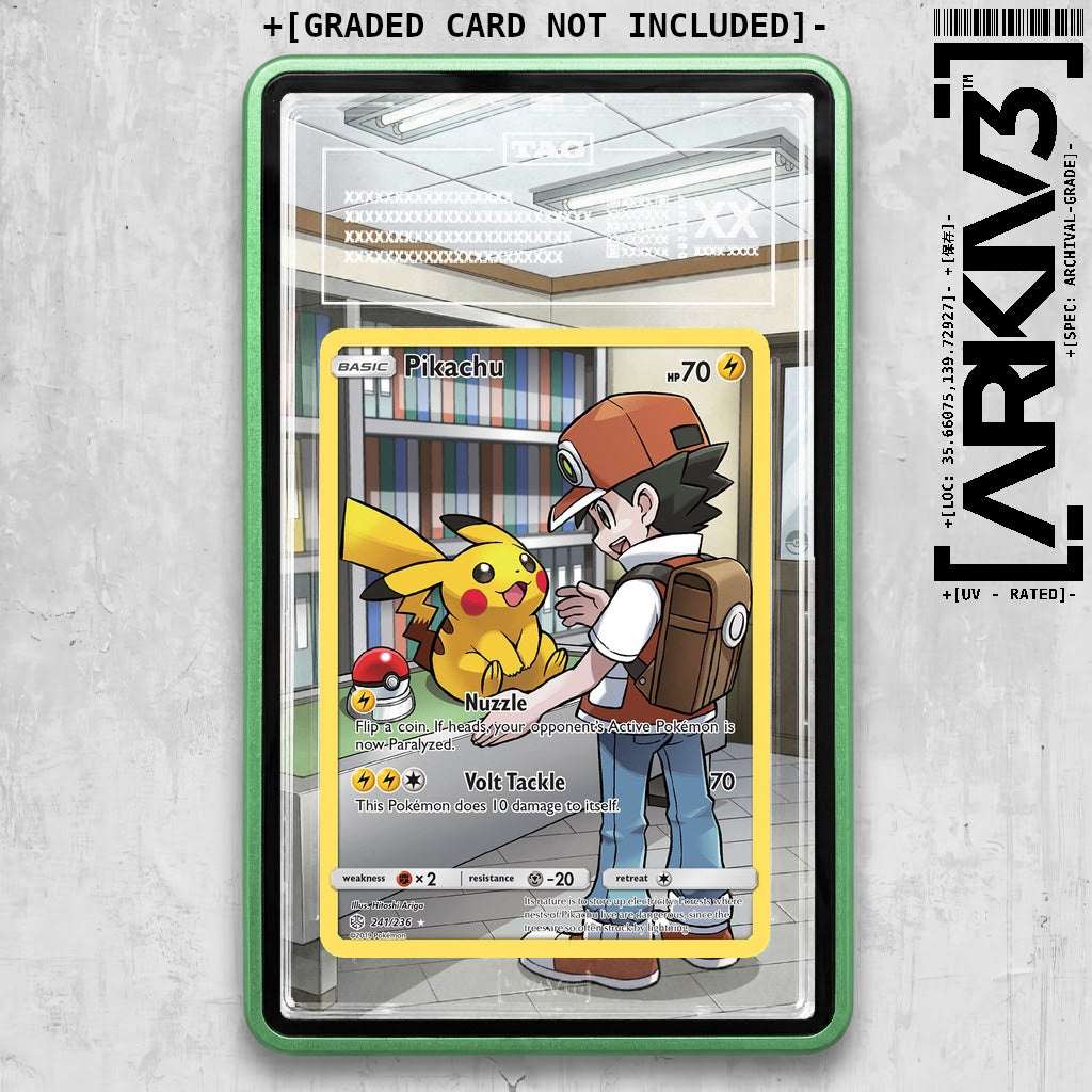 ARKIV3 TAG graded front - Green