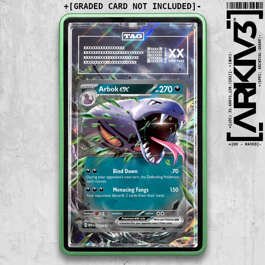 ARKIV3 TAG graded front - Green