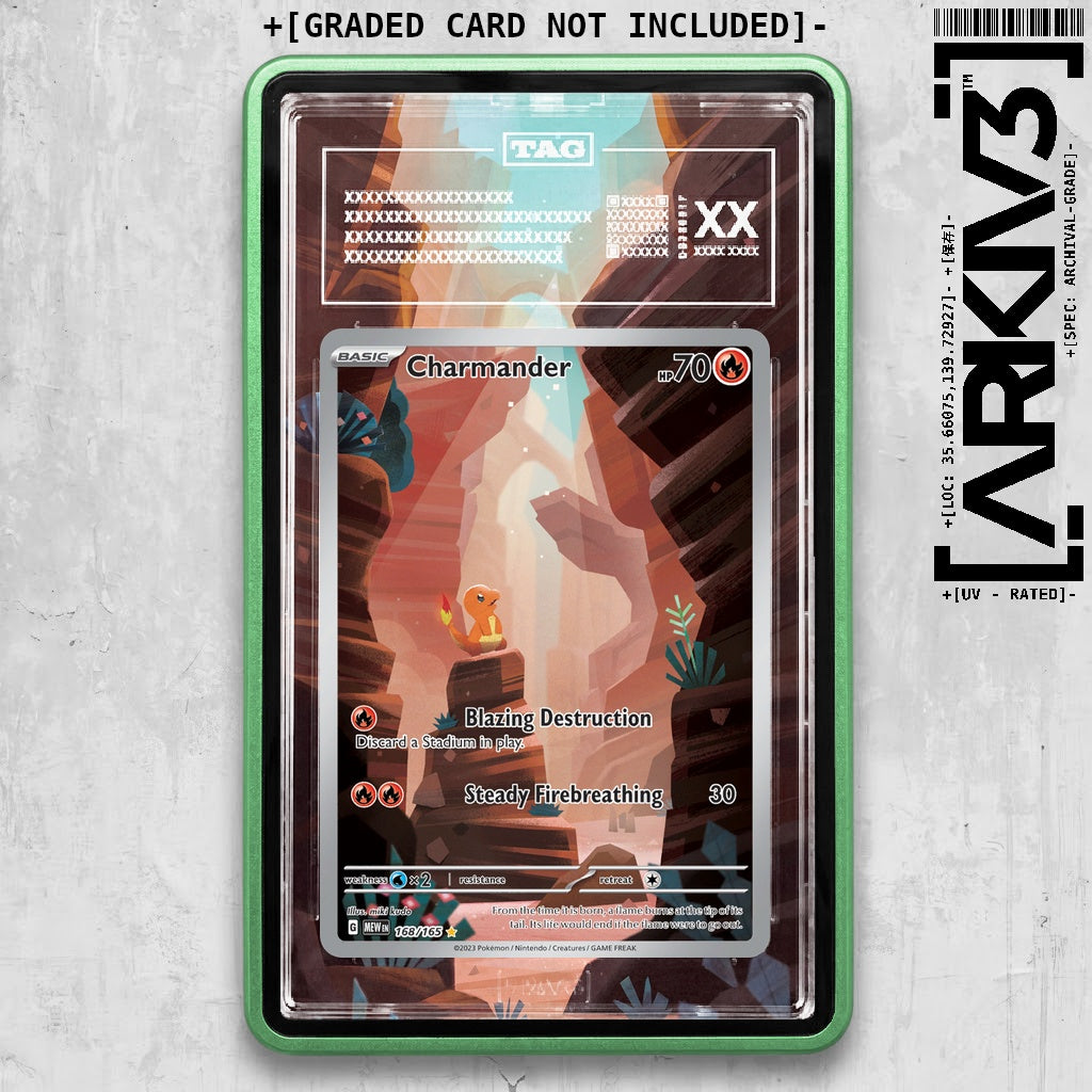 ARKIV3 TAG graded front - Green