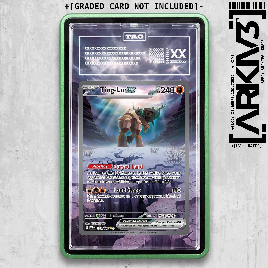 ARKIV3 TAG graded front - Green