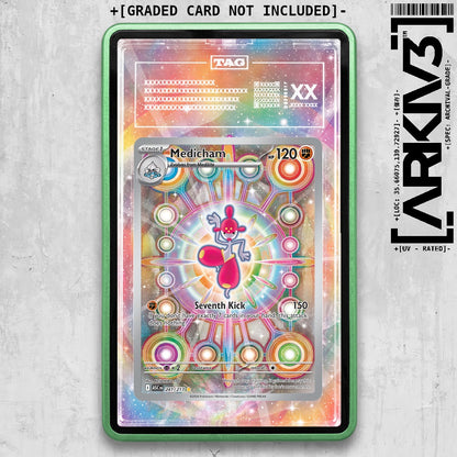 ARKIV3 TAG graded front - Green