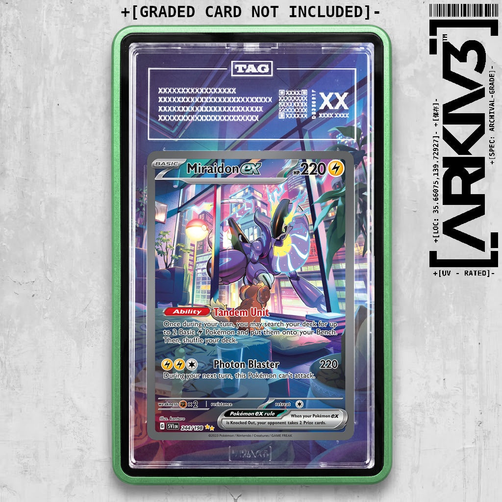 ARKIV3 TAG graded front - Green
