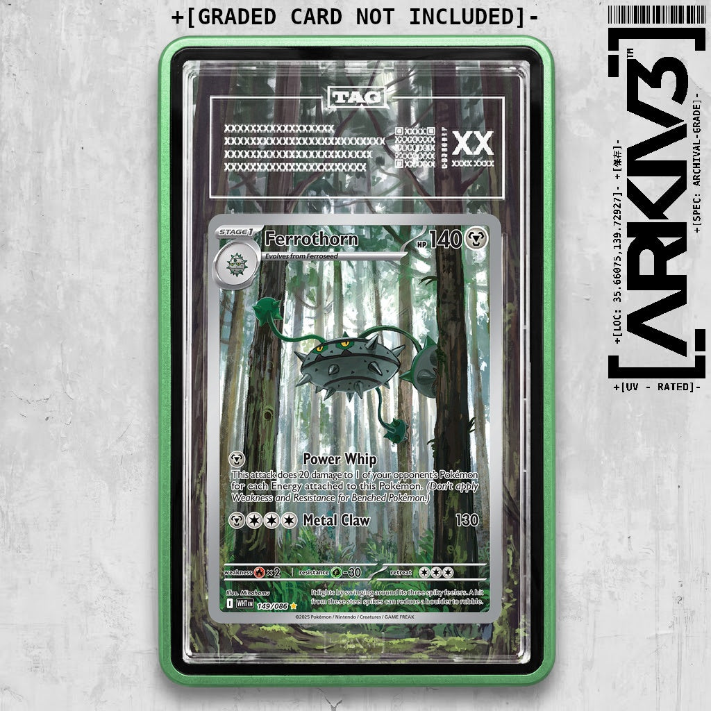 ARKIV3 TAG graded front - Green