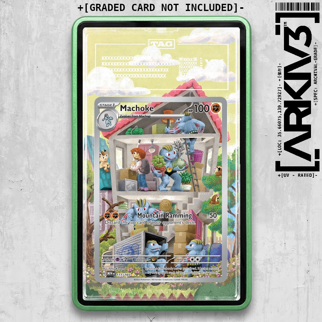 ARKIV3 TAG graded front - Green