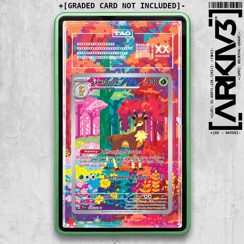 ARKIV3 TAG graded front - Green