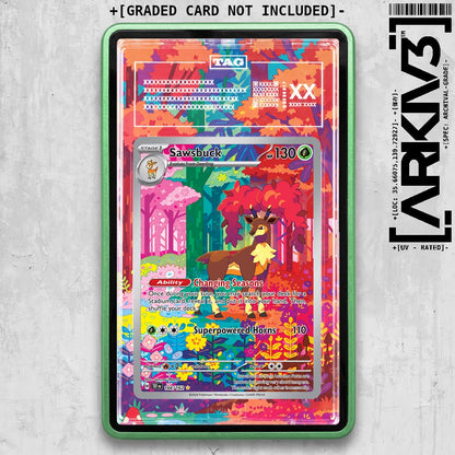 ARKIV3 TAG graded front - Green