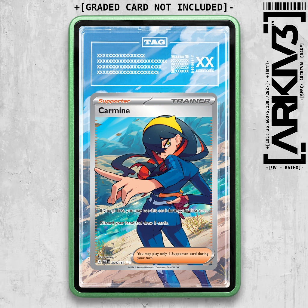 ARKIV3 TAG graded front - Green