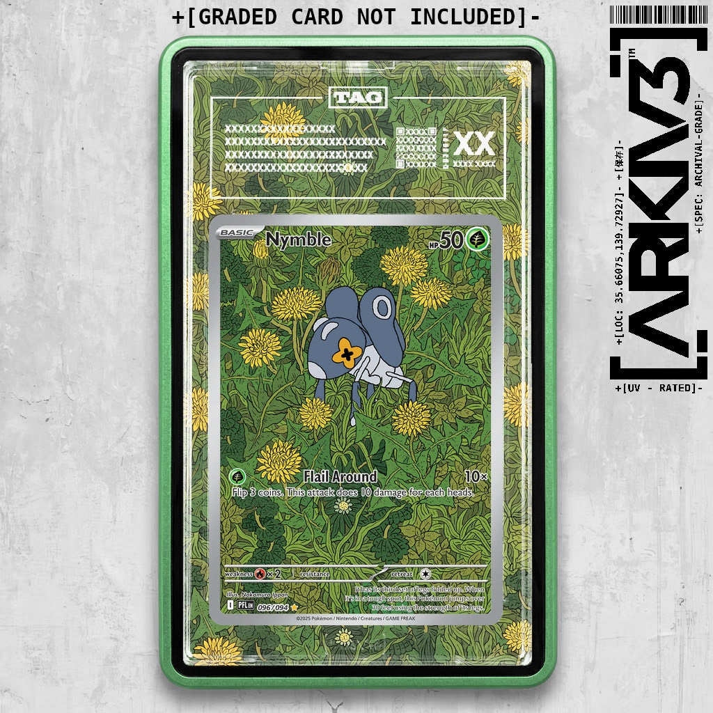 ARKIV3 TAG graded front - Green