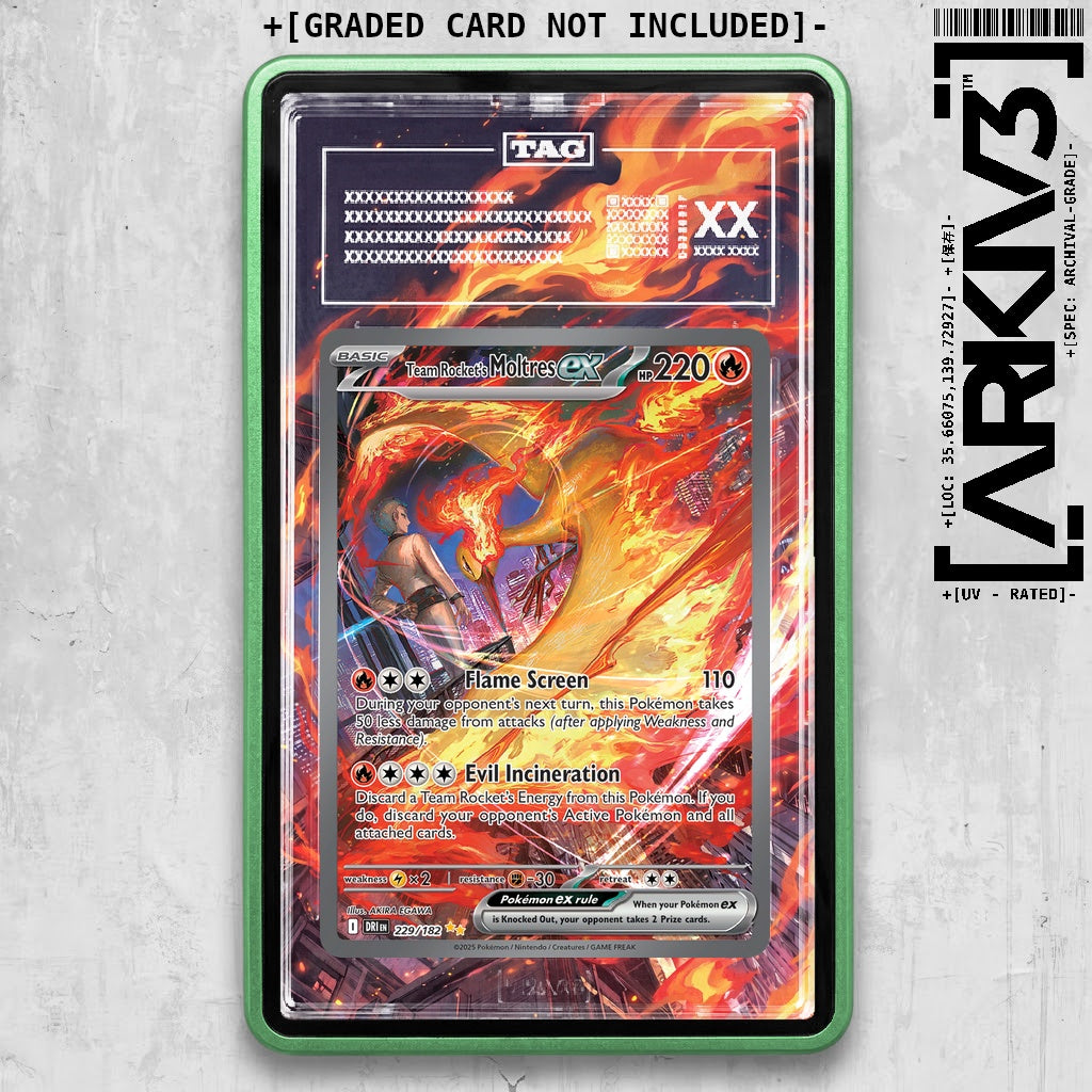 ARKIV3 TAG graded front - Green