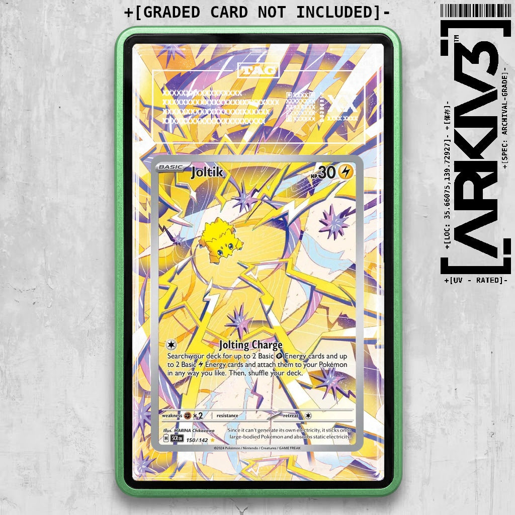 ARKIV3 TAG graded front - Green