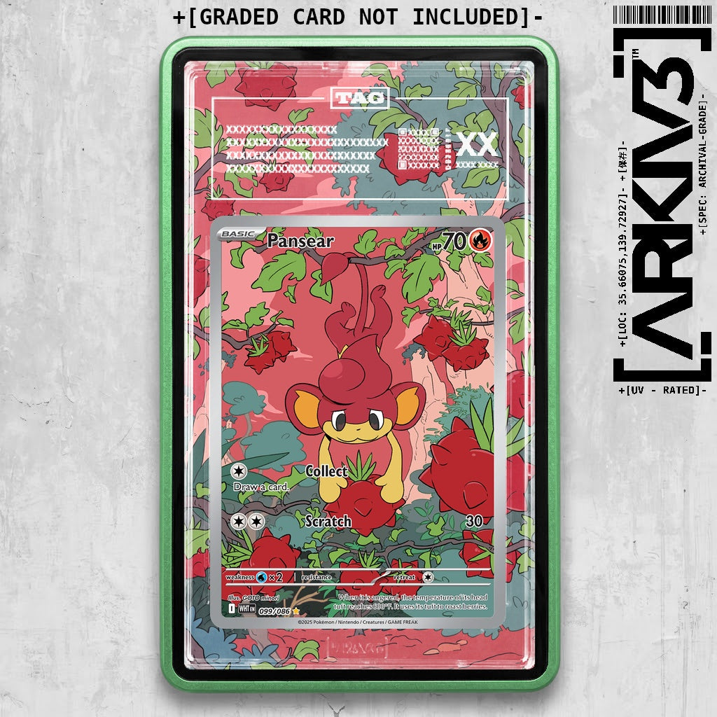 ARKIV3 TAG graded front - Green