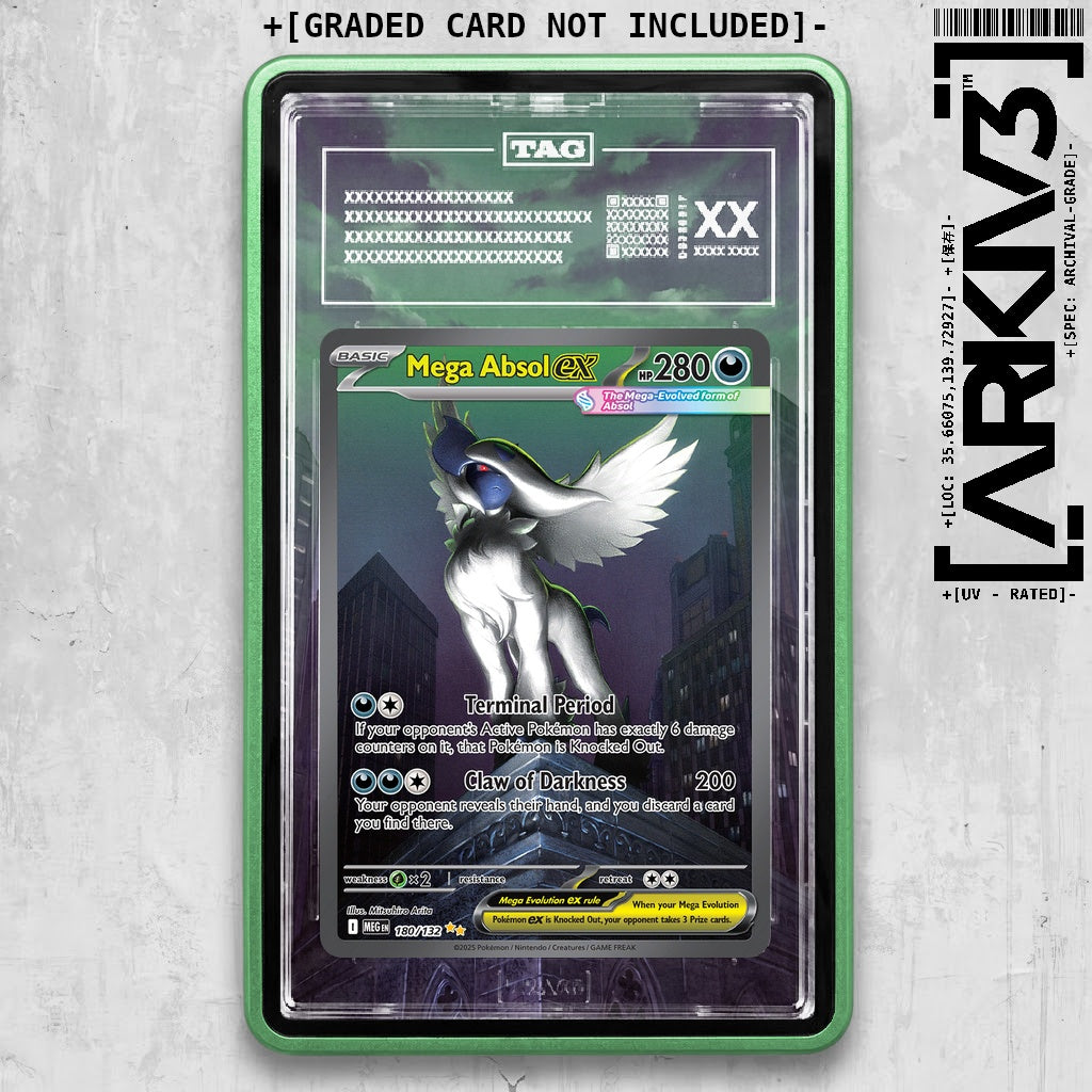 ARKIV3 TAG graded front - Green