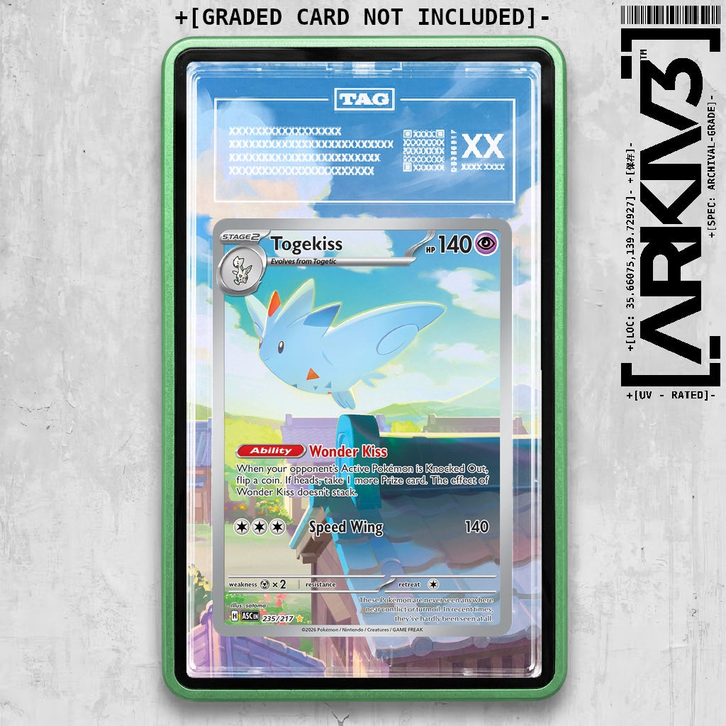 ARKIV3 TAG graded front - Green