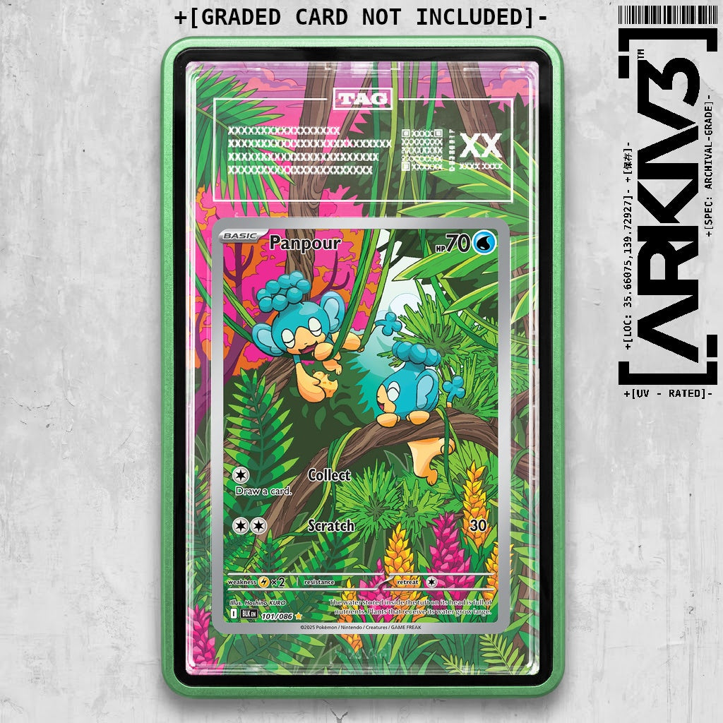 ARKIV3 TAG graded front - Green