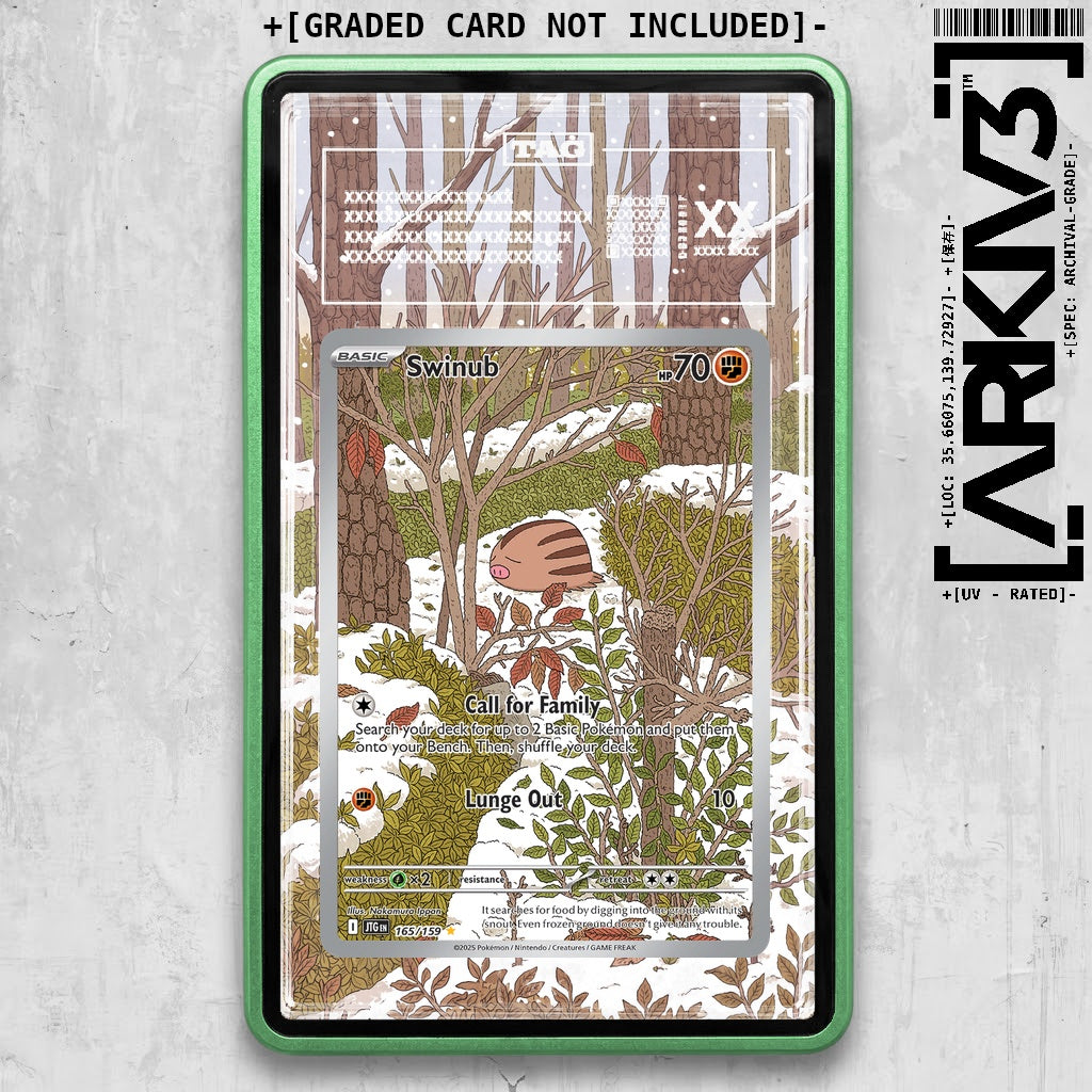 ARKIV3 TAG graded front - Green