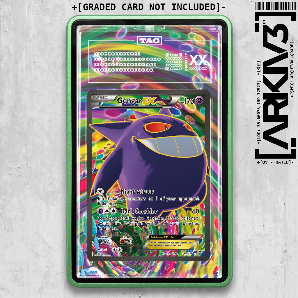ARKIV3 TAG graded front - Green