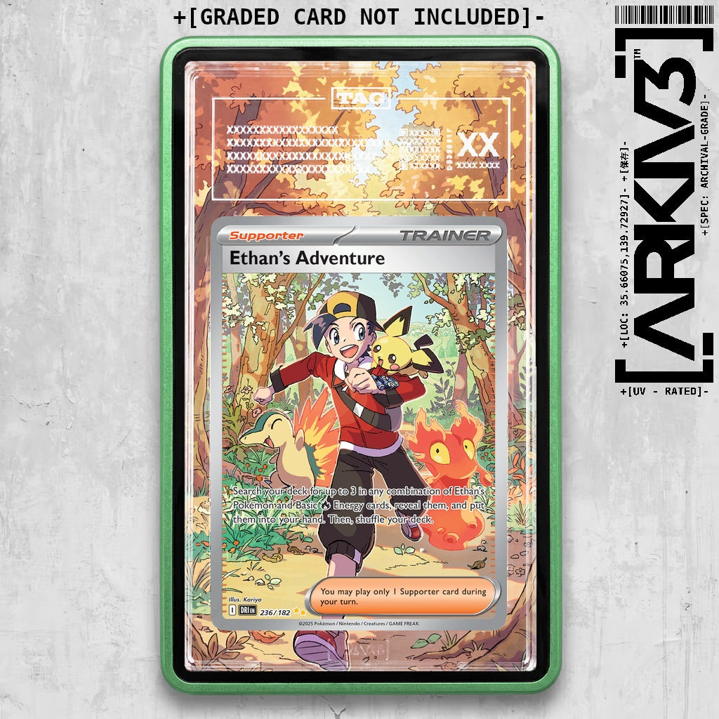 ARKIV3 TAG graded front - Green