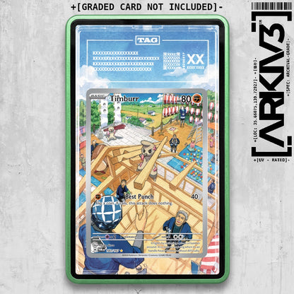 ARKIV3 TAG graded front - Green