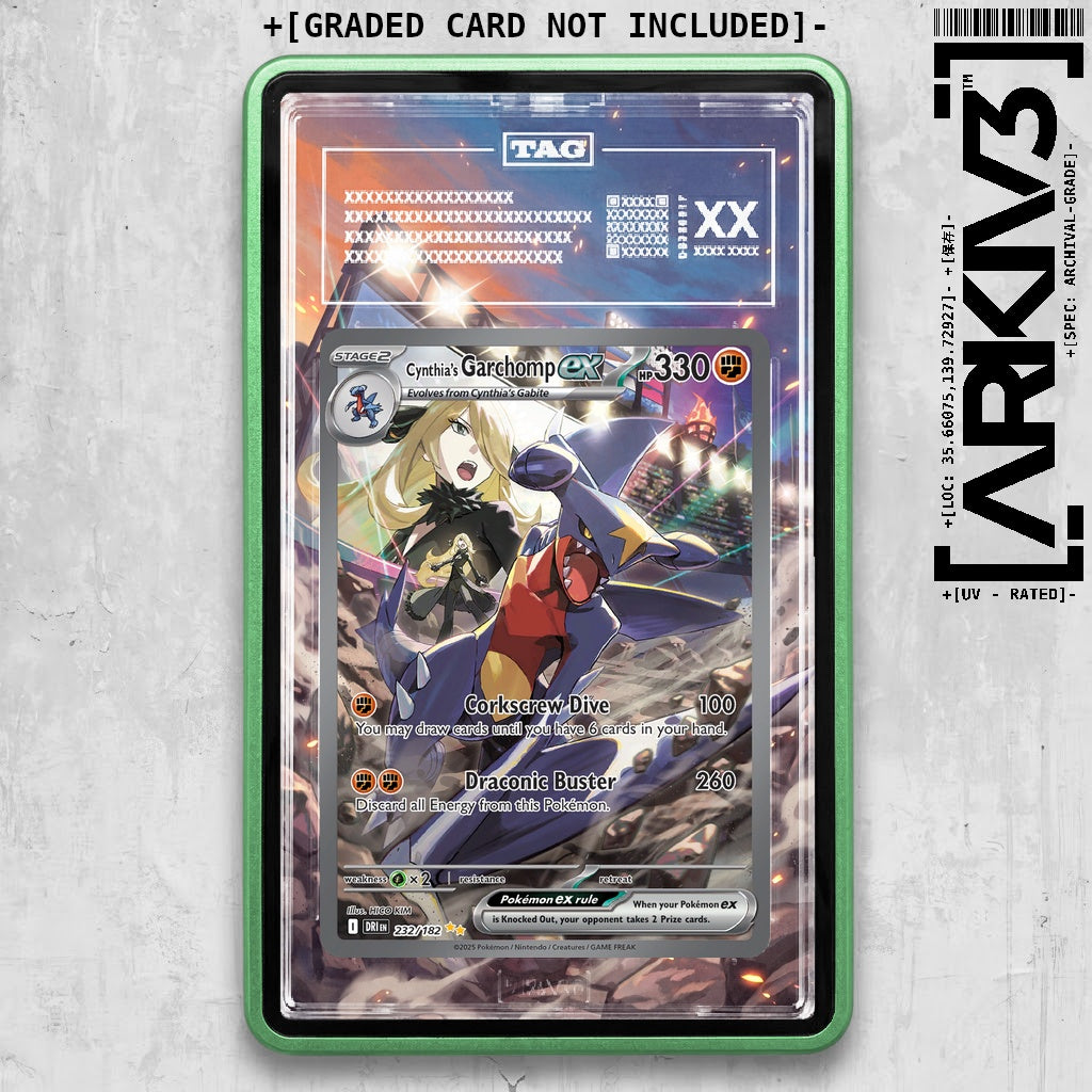 ARKIV3 TAG graded front - Green