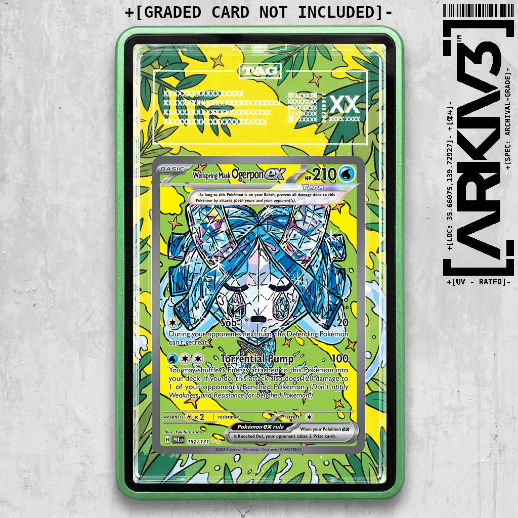 ARKIV3 TAG graded front - Green