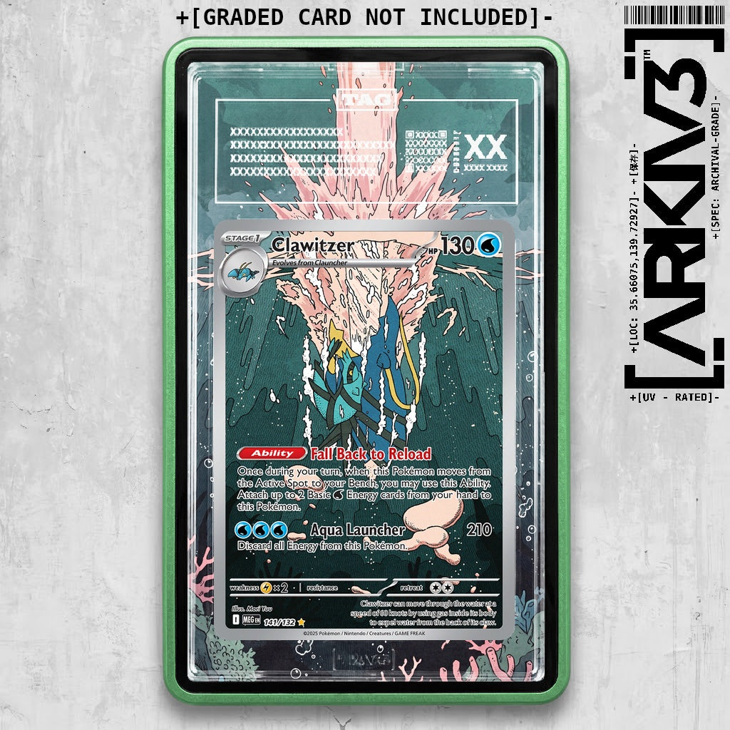 ARKIV3 TAG graded front - Green