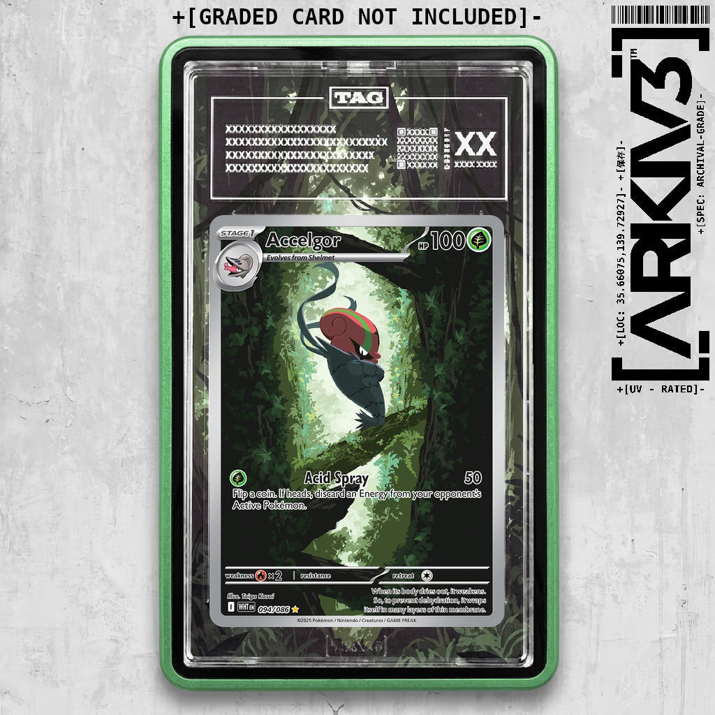 ARKIV3 TAG graded front - Green