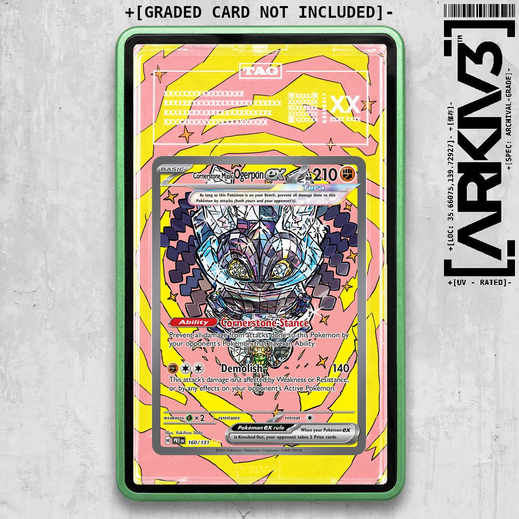 ARKIV3 TAG graded front - Green