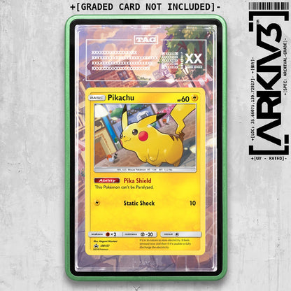 ARKIV3 TAG graded front - Green