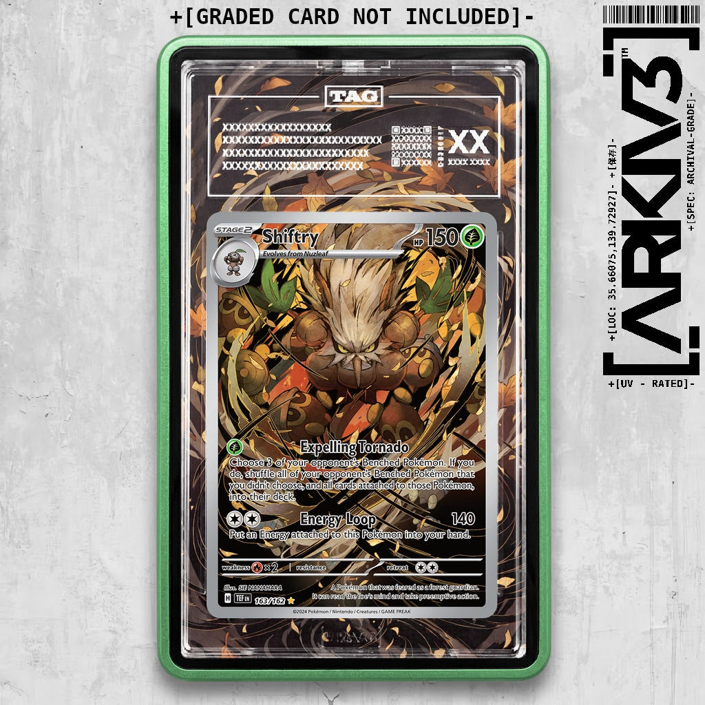 ARKIV3 TAG graded front - Green