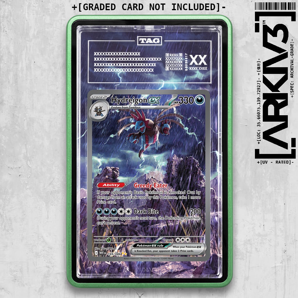 ARKIV3 TAG graded front - Green