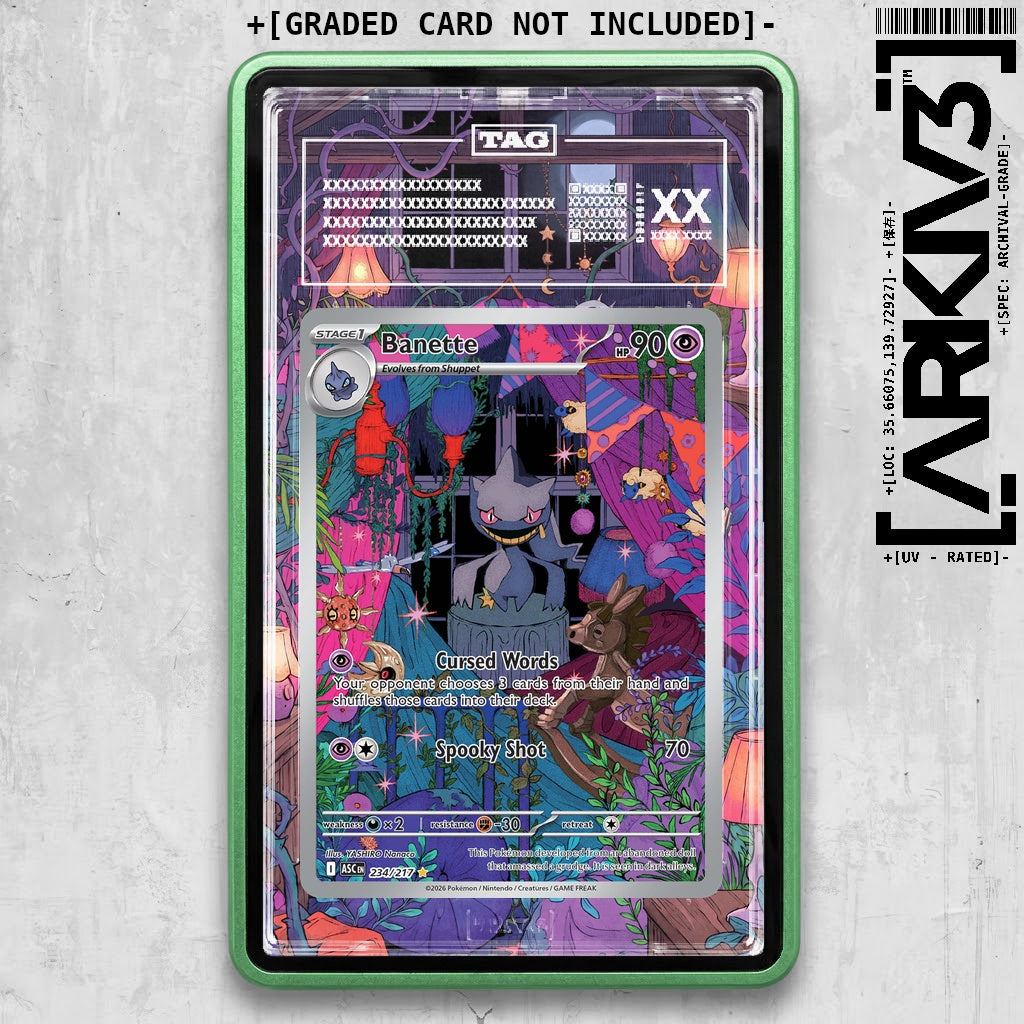 ARKIV3 TAG graded front - Green