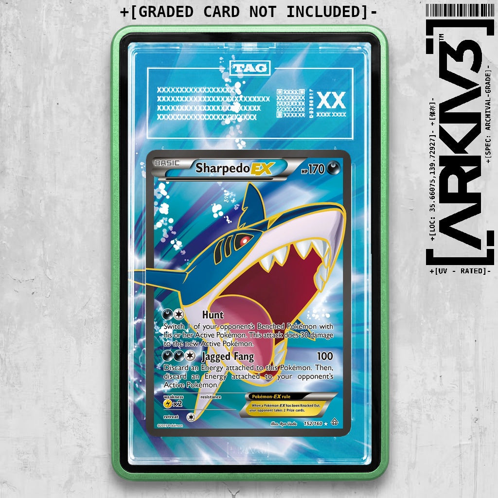 ARKIV3 TAG graded front - Green