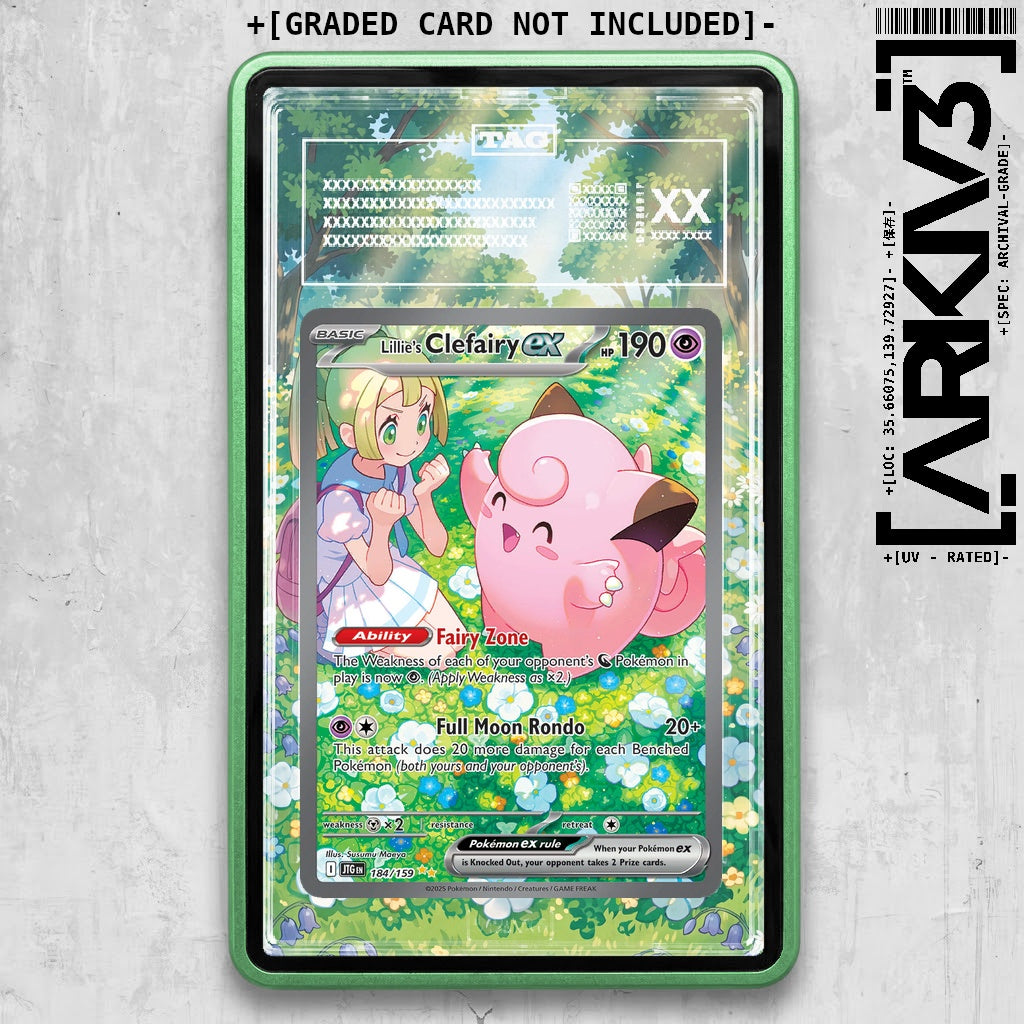 ARKIV3 TAG graded front - Green