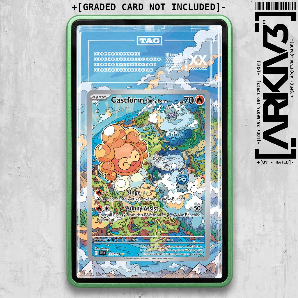 ARKIV3 TAG graded front - Green