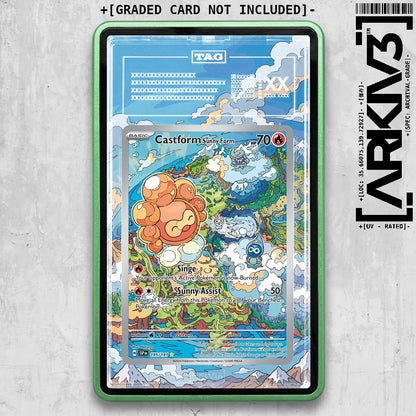 ARKIV3 TAG graded front - Green