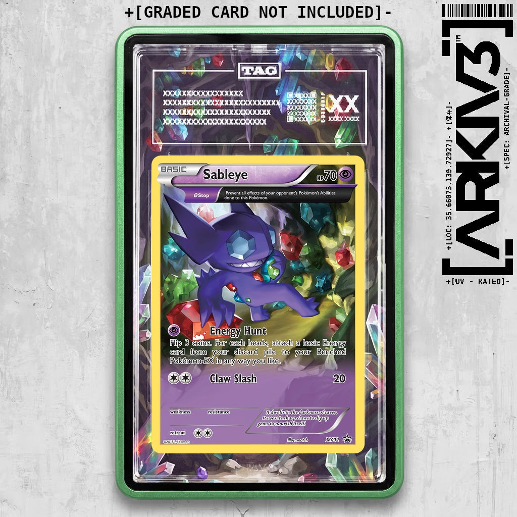ARKIV3 TAG graded front - Green