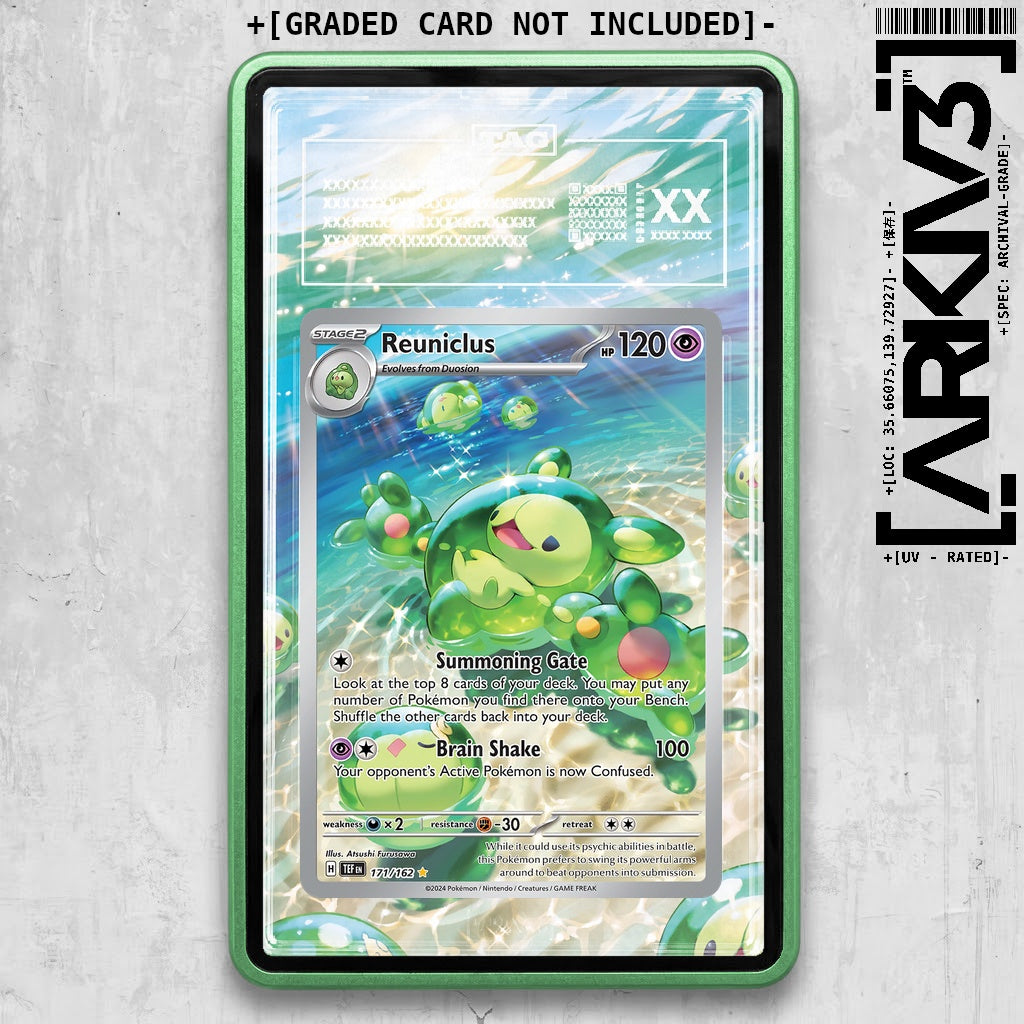 ARKIV3 TAG graded front - Green
