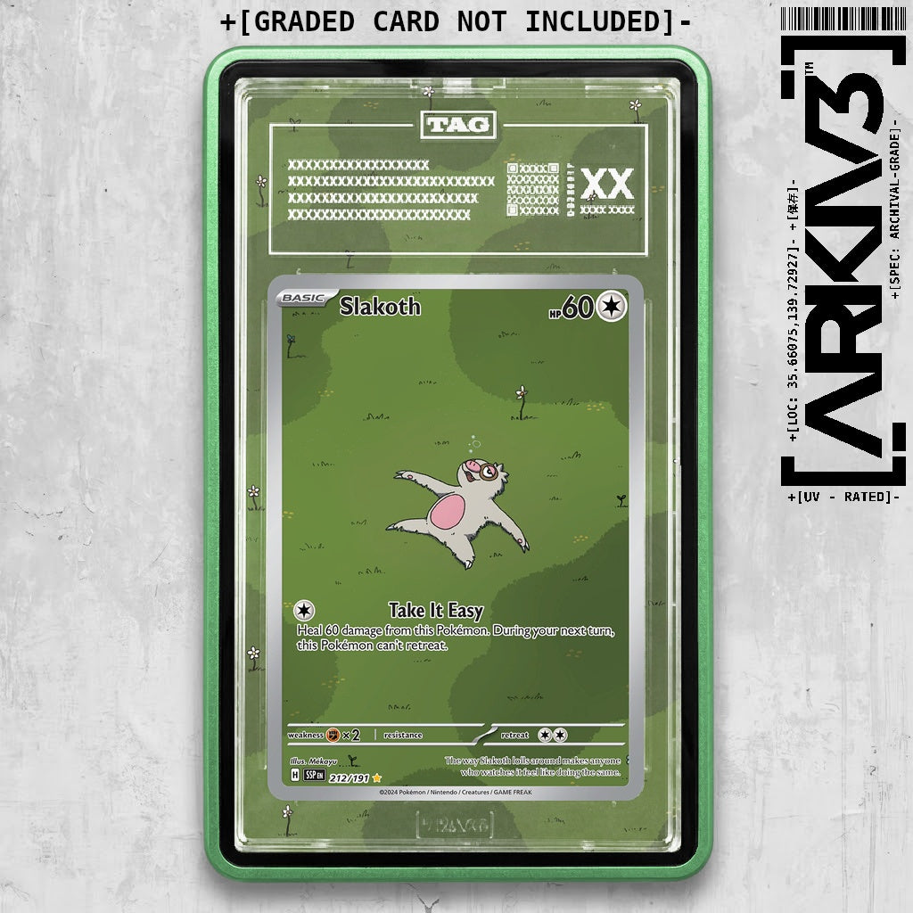 ARKIV3 TAG graded front - Green
