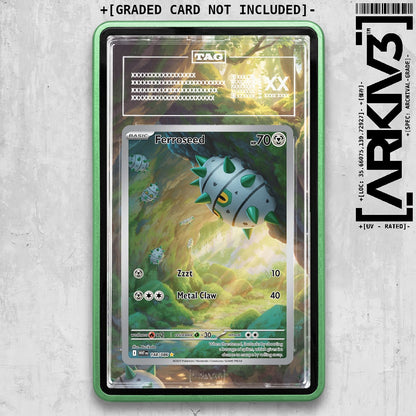 ARKIV3 TAG graded front - Green