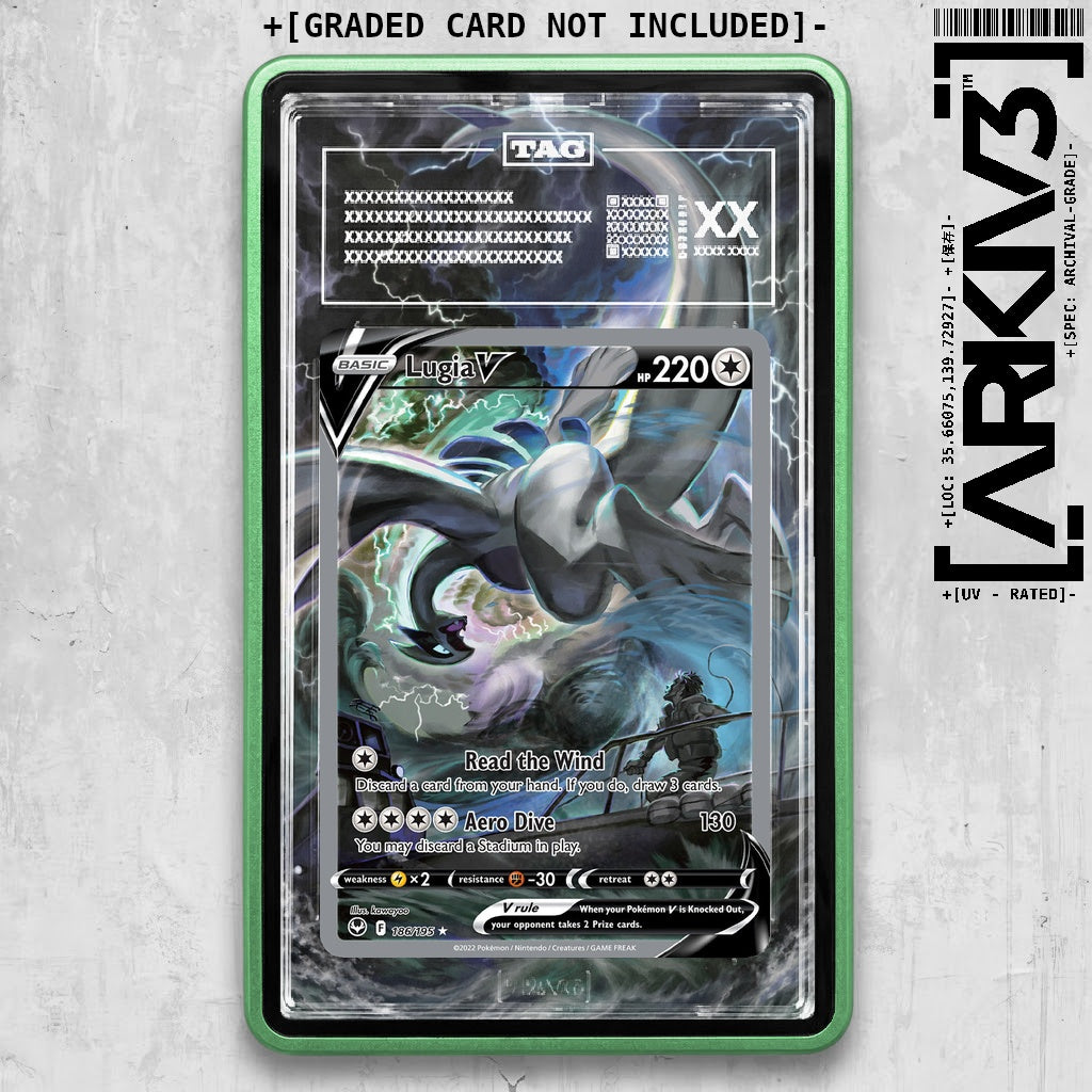 ARKIV3 TAG graded front - Green