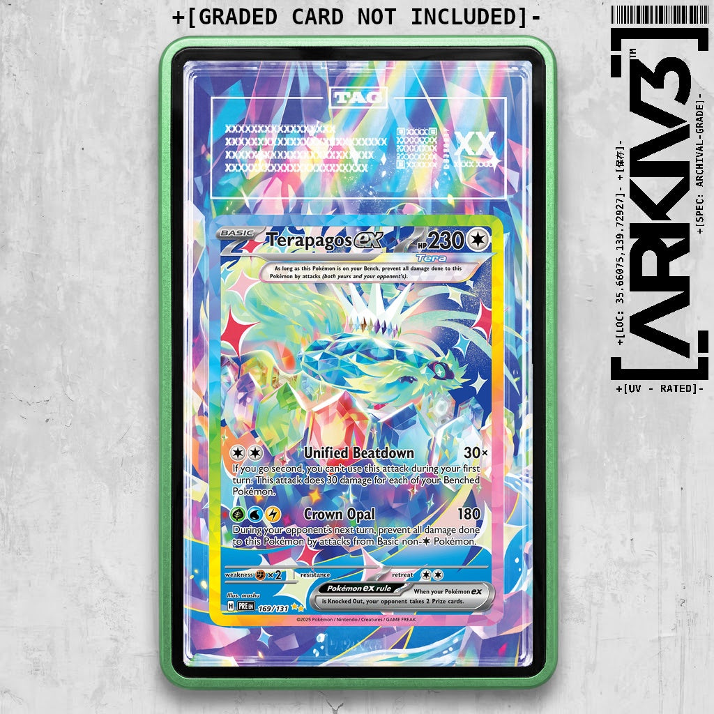 ARKIV3 TAG graded front - Green
