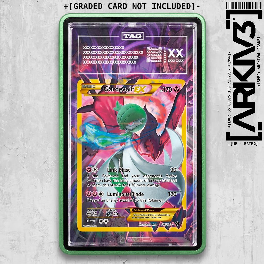 ARKIV3 TAG graded front - Green