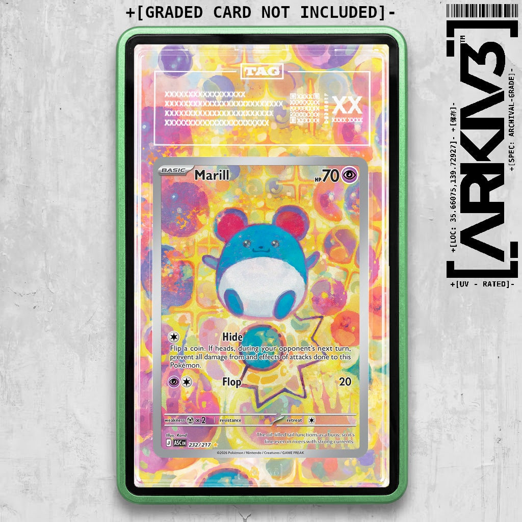ARKIV3 TAG graded front - Green